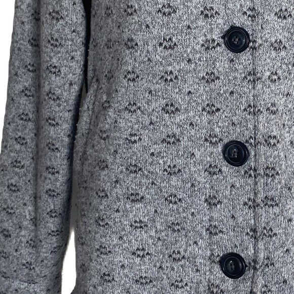 EUC ROHAN Gray Jacket with Black Design sz M - Picture 3 of 8